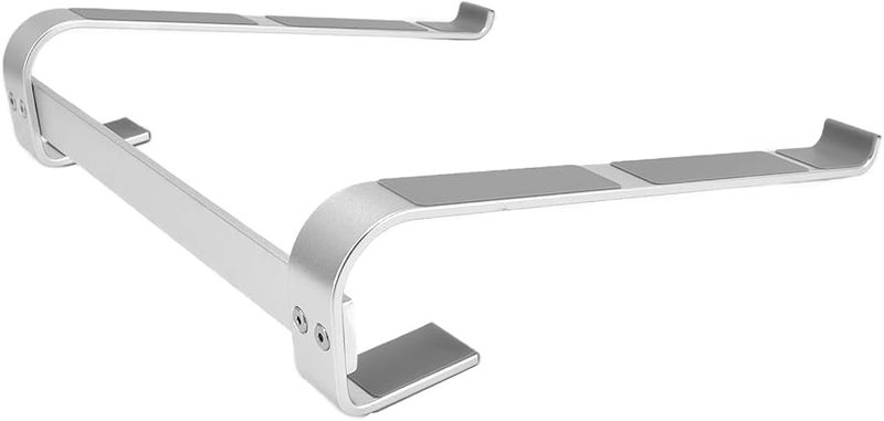 Aluminum Alloy Laptop Stand Ergonomic Riser with Heat Dissipation Silver - Image 5